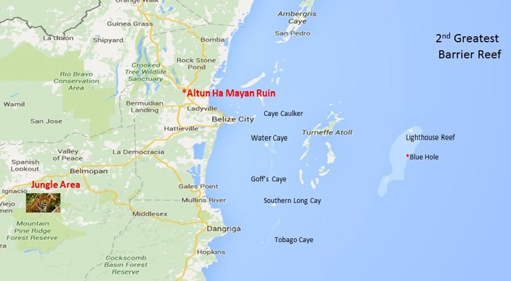 Belize map