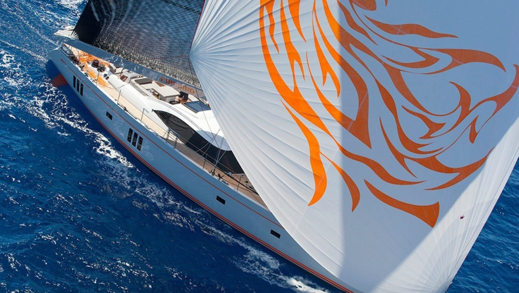 OrangeandWhiteSailFromAbove_S-Y_Firebird