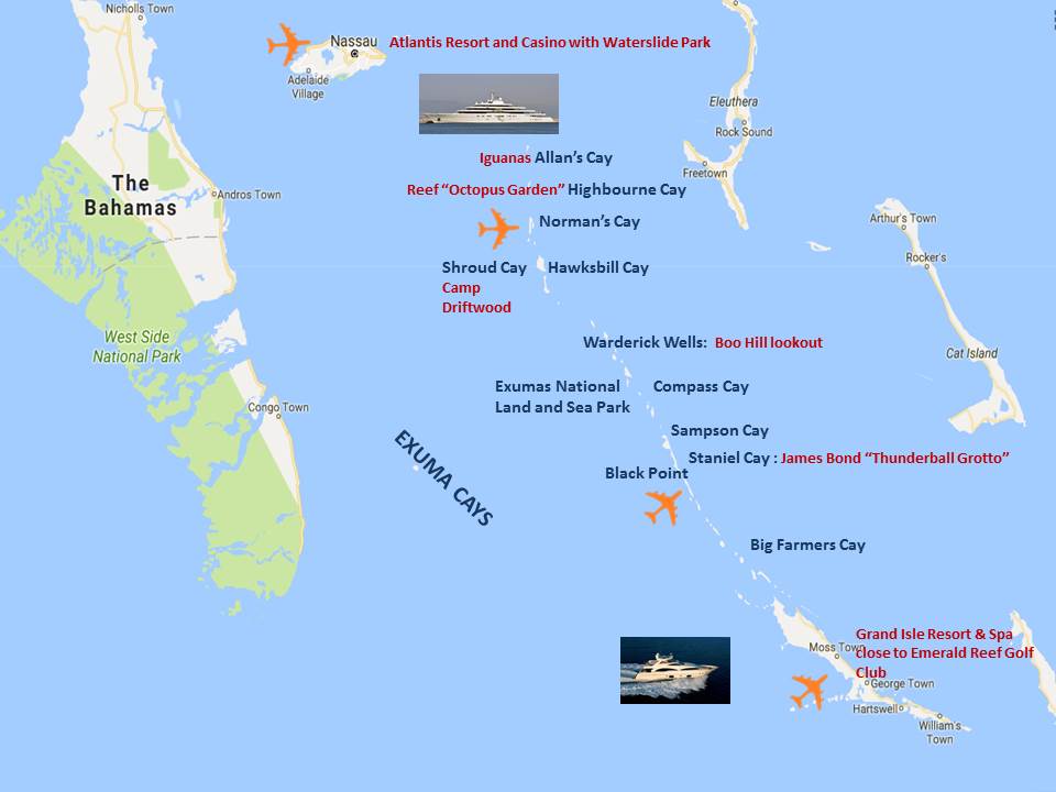 Exumas, Bahamas Chart