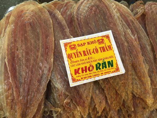 Packages of dried eel AQUA MEKONG