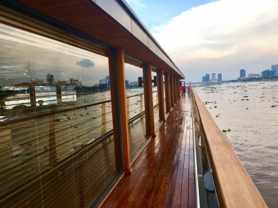 View of Saigon from aboard the 5-Star AQUA MEKONG
