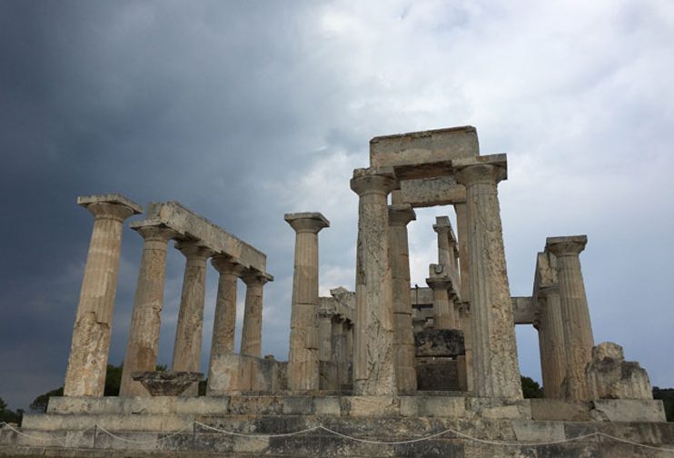 Temple of the Goddess Aphaia in Aegina, Greece