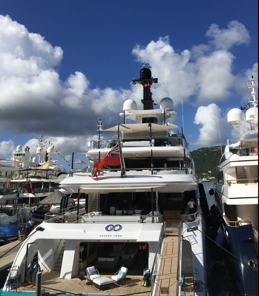 Aft deck view of the 252ft 2018 TurquoIse Build motor yacht GO