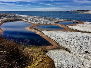 Pools Bordering Sea Sweden taken from the S/Y Ichiban