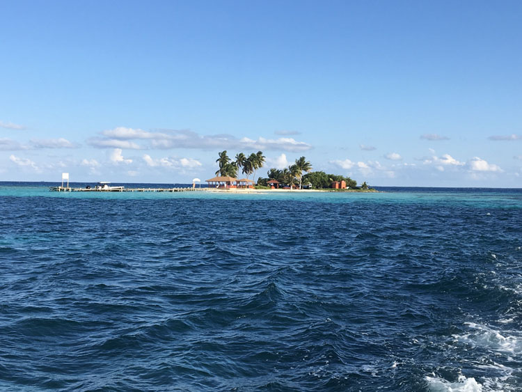 Remote respite on an island oasis in Belize
