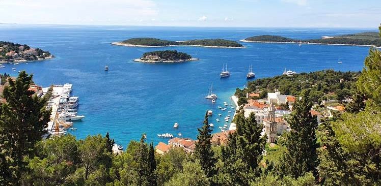 View from Hvar, Croatia