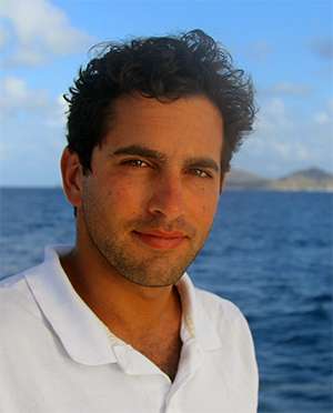 Filmmaker and Captain Giovanni Damiani of 65ft Sailing Catamaran Lolalita