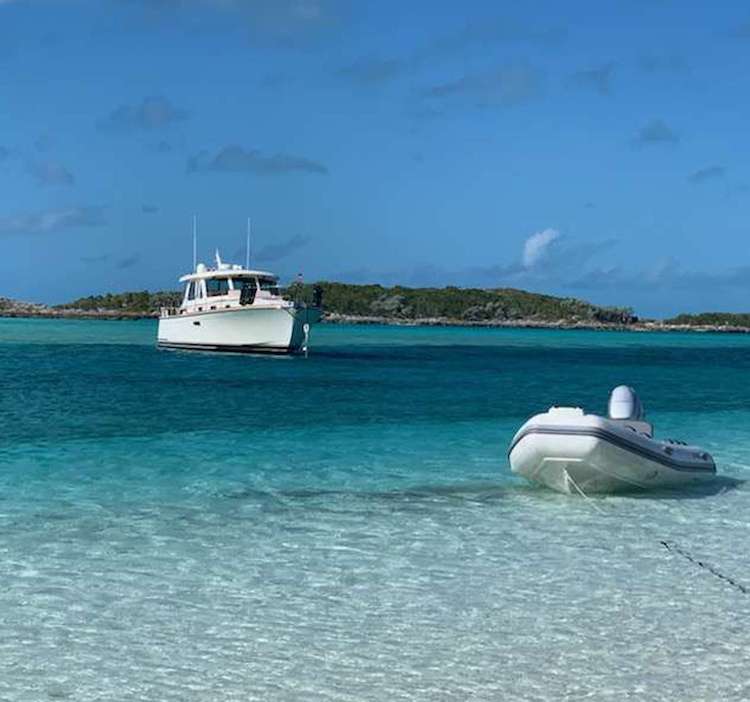 48ft Sabre motor yacht VITALITY operates in New England and the Caribbean