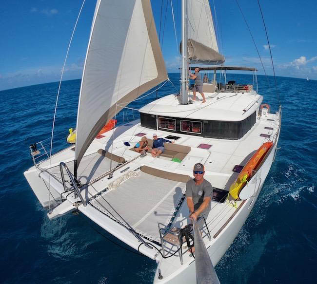 56ft Lagoon catamaran COPPER PENNY operates in The Caribbean