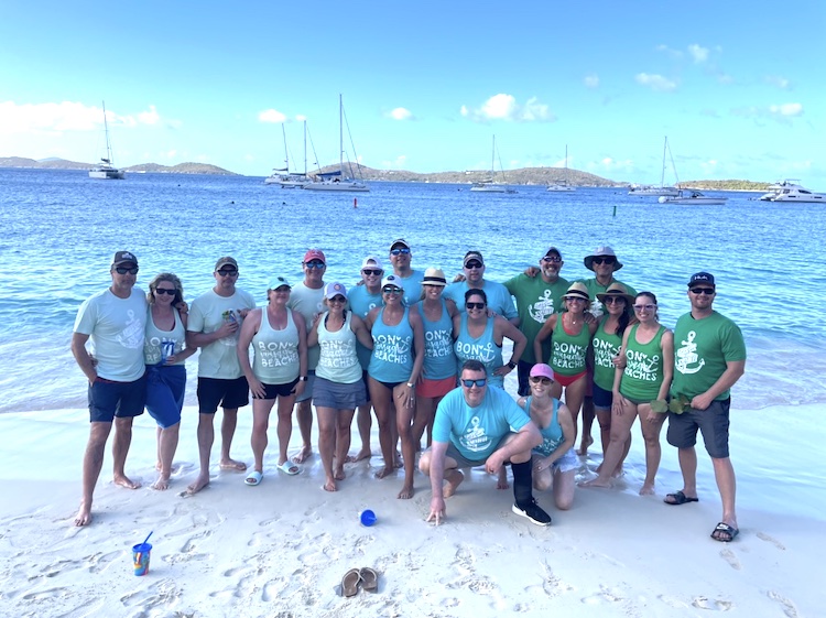 Family and friends on birthday flotilla: PLAYTIME, TIME OUT and FLOTATION THERAPY