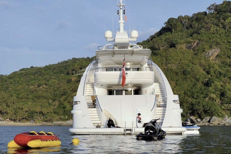 156ft Isa motor yacht OASIS operates in the Arabian Gulf, the Eastern and Western Mediterranean