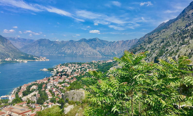 Herceg Novi, Montenegro from above. Photo©carolkent.com