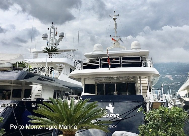 Yachts at Porto Montenegro Marina. Photo©carolkent.com
