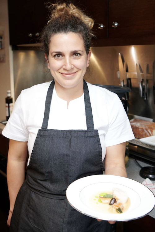 Category A Platinum | 1st Place Winner: Chef Tatiana Kostantidi, M-Y HAKUNA MATATA holding her award-winning zero-waste creation, MEDYS Chefs' Competition 2023